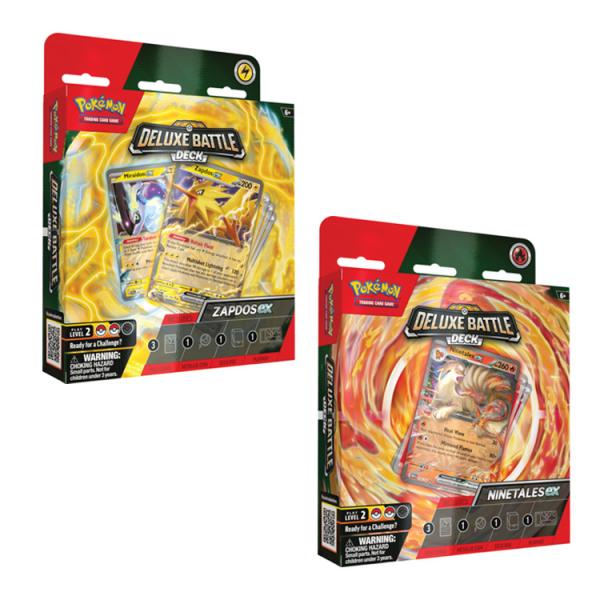 POKEMON EX DELUXE BATTLE DECKS NINETALES/ZAPDOS