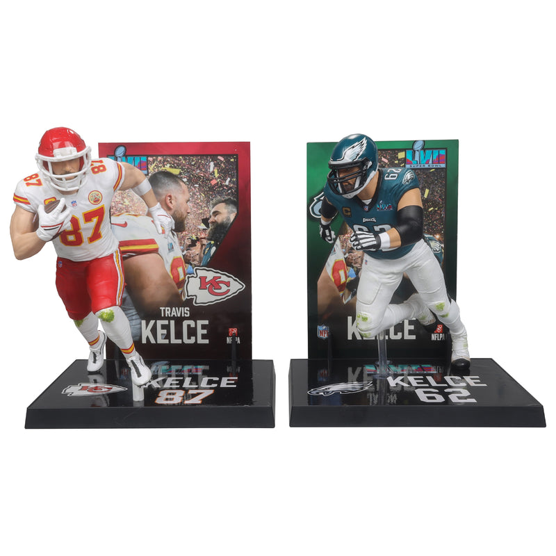 Jason Kelce (Philadelphia Eagles) & Travis Kelce (Kansas City Chiefs) 2-pack