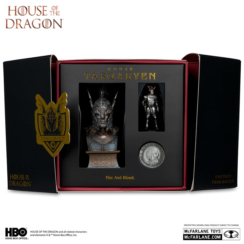 Caja de colección de Daemon Targaryen de McFarlane (Casa del Dragón)