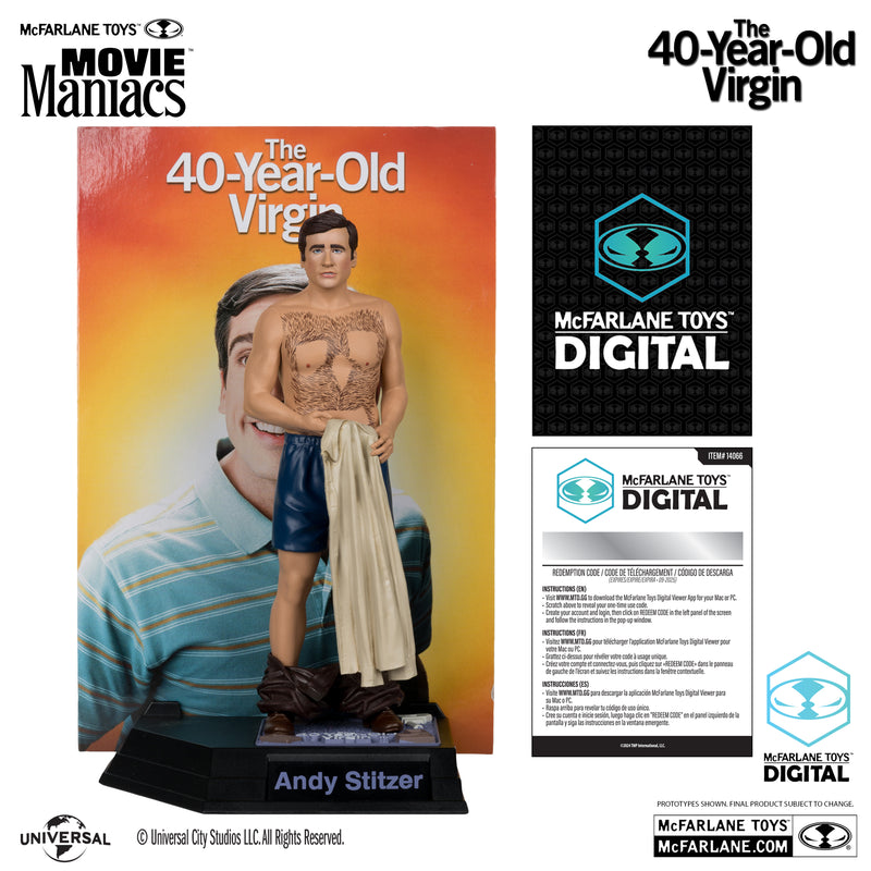 ANDY STITZER (THE 40-YEAR-OLD VIRGIN) WITH MCFARLANE TOYS DIGITAL COLLECTIBLE