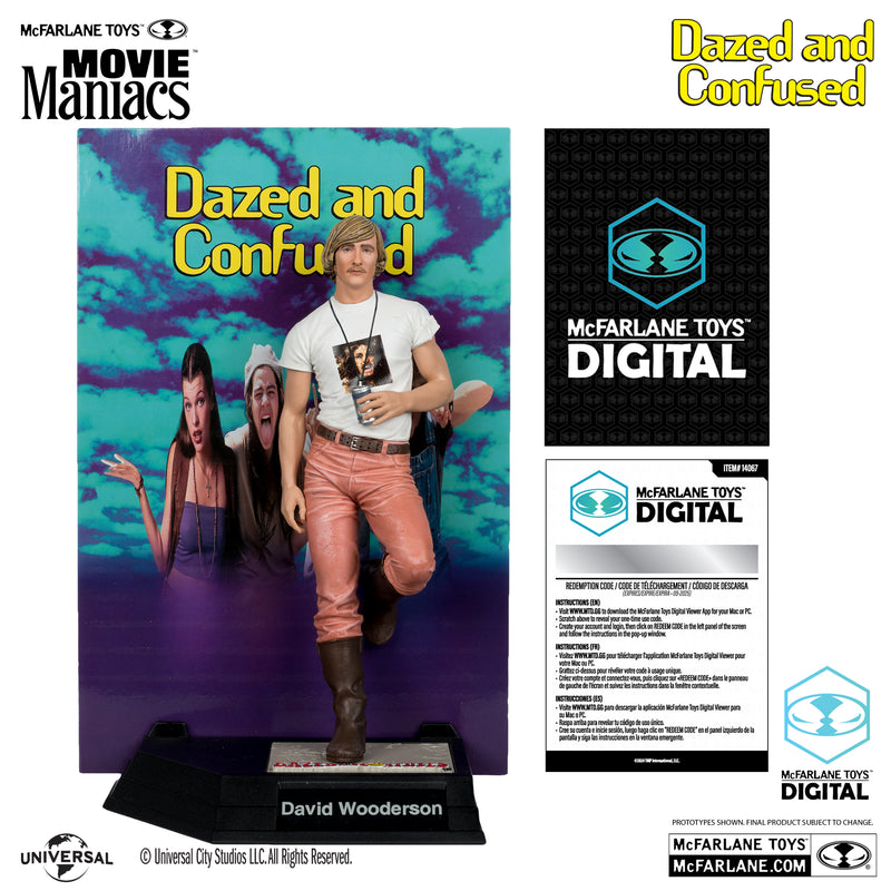 DAVID WOODERSON (DAZED AND CONFUSED) WITH MCFARLANE TOYS DIGITAL COLLECTIBLE