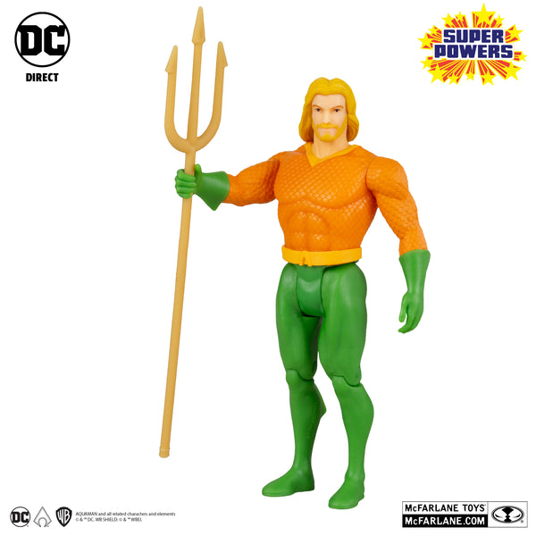 Mcfarlane 40th Anniversary Gold Edition Aquaman (Super Powers)