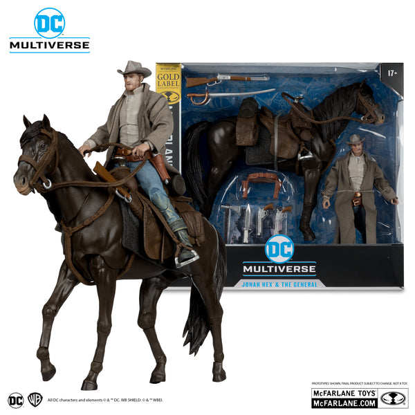 DC Multiverse Jonah Hex & The General (All-Star Western) Gold Label McFarlane Collector Edition 2pk #1