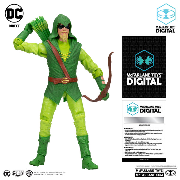 Green Arrow (Longbow Hunter) with McFarlane Toys Digital Collectible