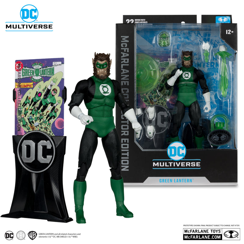 Figura de 7 pulgadas de McFarlane DC Multiverse Green Lantern (Green Lantern Corps), edición de coleccionista de McFarlane n.° 22 (edición platino)