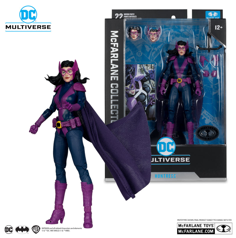 Figura de 7 pulgadas de McFarlane DC Multiverse Huntress (The New 52), edición de coleccionista de McFarlane n.° 23 (edición platino)