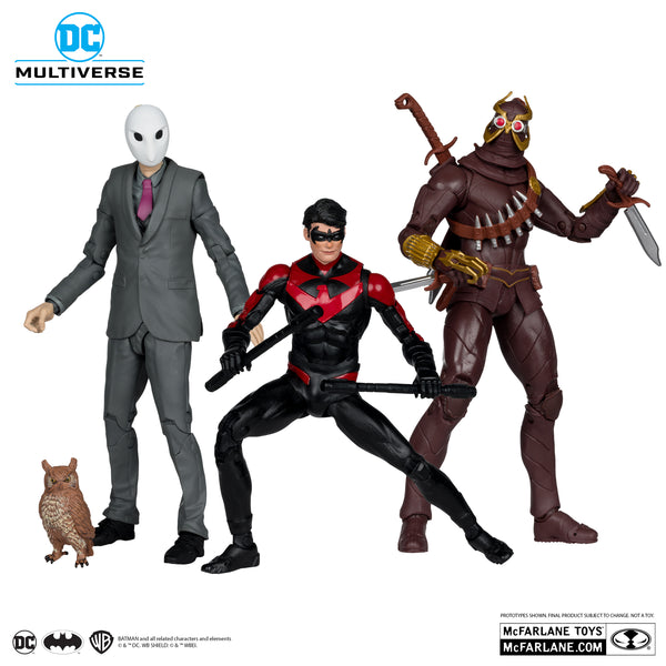 Nightwing vs Talon & Owl (Batman: The Court of Owls) 3-pack Gold Label