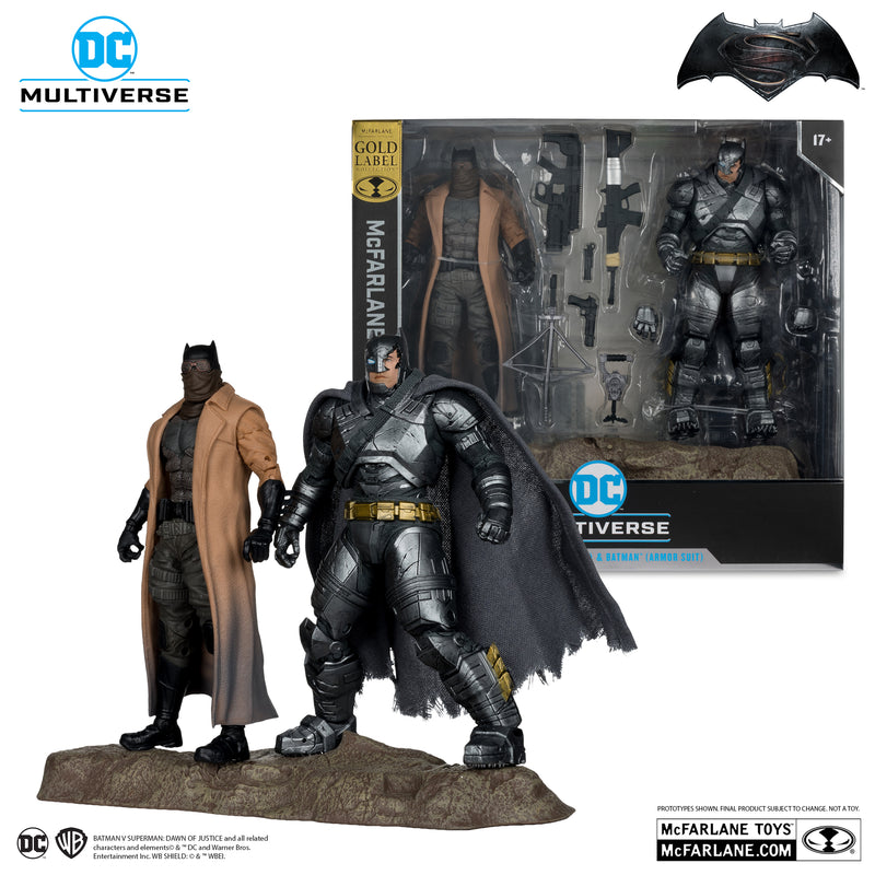 Batman (Knightmare) & Batman (Armor Suit) (Batman v Superman) McFarlane Collector Edition 2pk