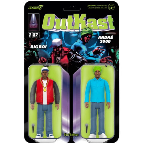 Figura de acción Outkast Atliens de Outkast Reaction Wv1