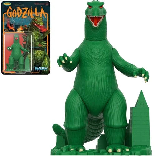 Godzilla Toho Reaction Godzilla Model Kit On Card 3-3/4in Action Figure