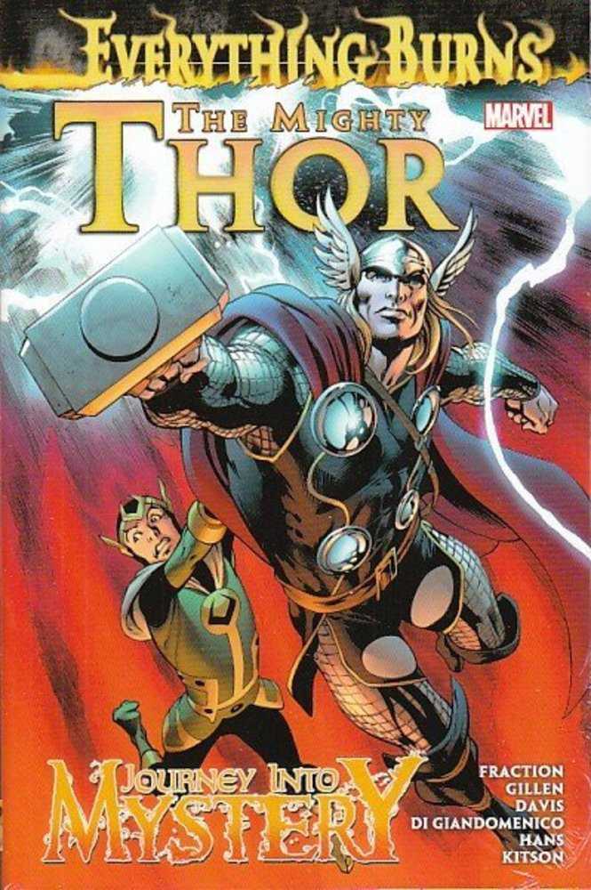 Mighty Thor Jim Prem Hardcover Everything Burns