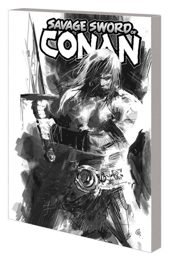 Savage Sword Of Conan TPB Volume 01 Cult Of Koga Thun Black & White Direct Market Variant