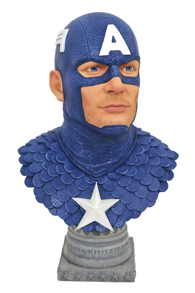 Legends In 3D Marvel Captain America 1/2 Scale Bust