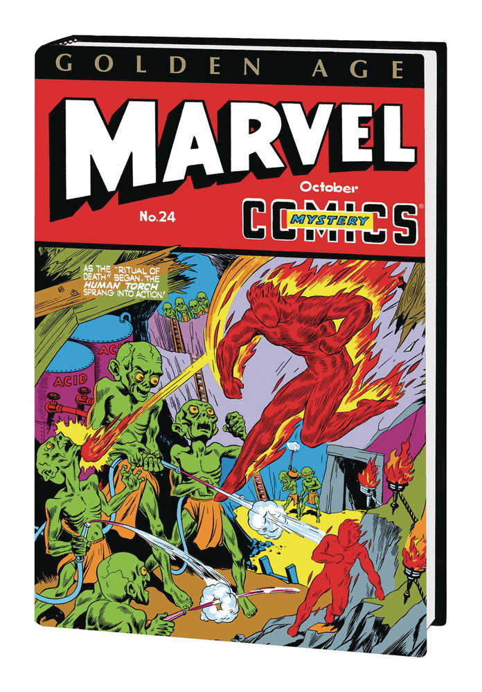 Golden Age Marvel Comics Omnibus Tapa dura Volumen 02 Variante de mercado directo de Schomburg