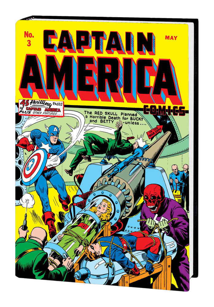 Golden Age Captain America Omnibus Hardcover Volume 01 Schomburg Direct Market Va