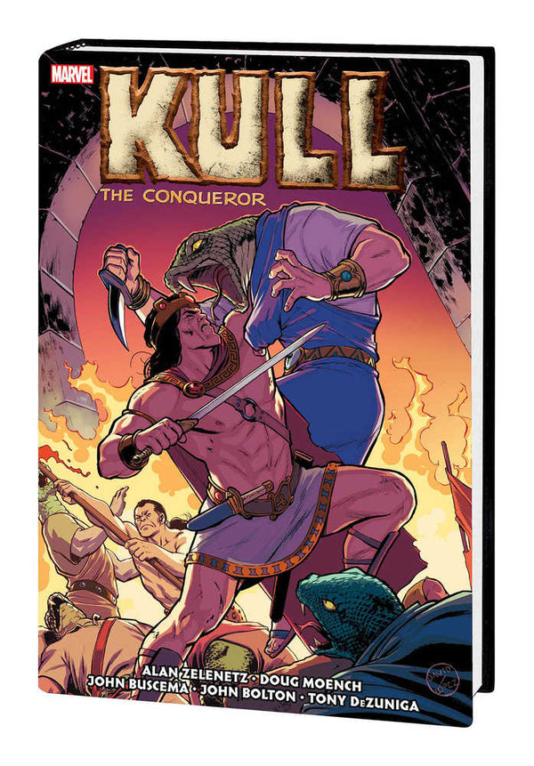 Kull Conqueror Original Marvel Years Omnibus Tapa dura Lopez Cover (para adultos)