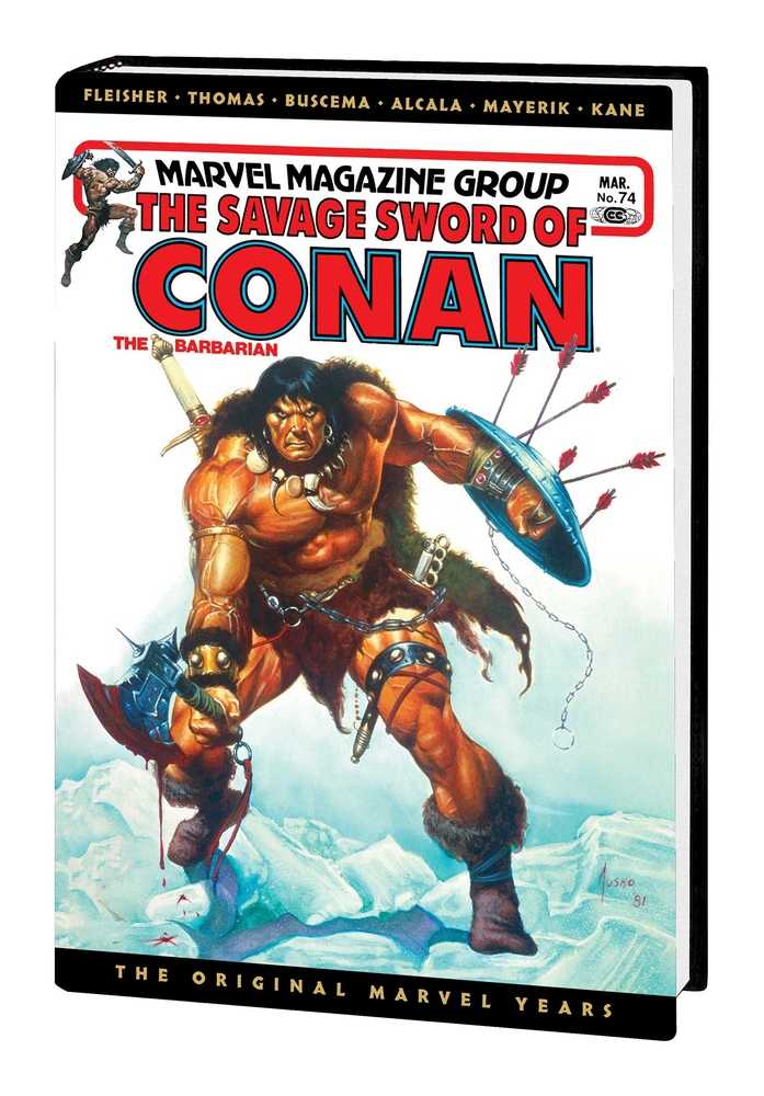 Savage Sword Conan Original Marvel Years Omnibus Tapa dura Volumen 06 Variante de mercado directo