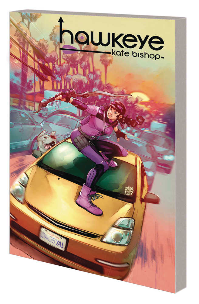 Kate Bishop, la protagonista de Hawkeye, en la TPB