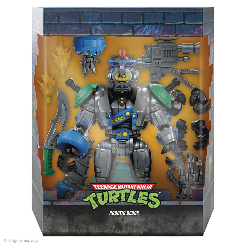 Teenage Mutant Ninja Turtles Ultimates W7 Robot Bebop Action Figure