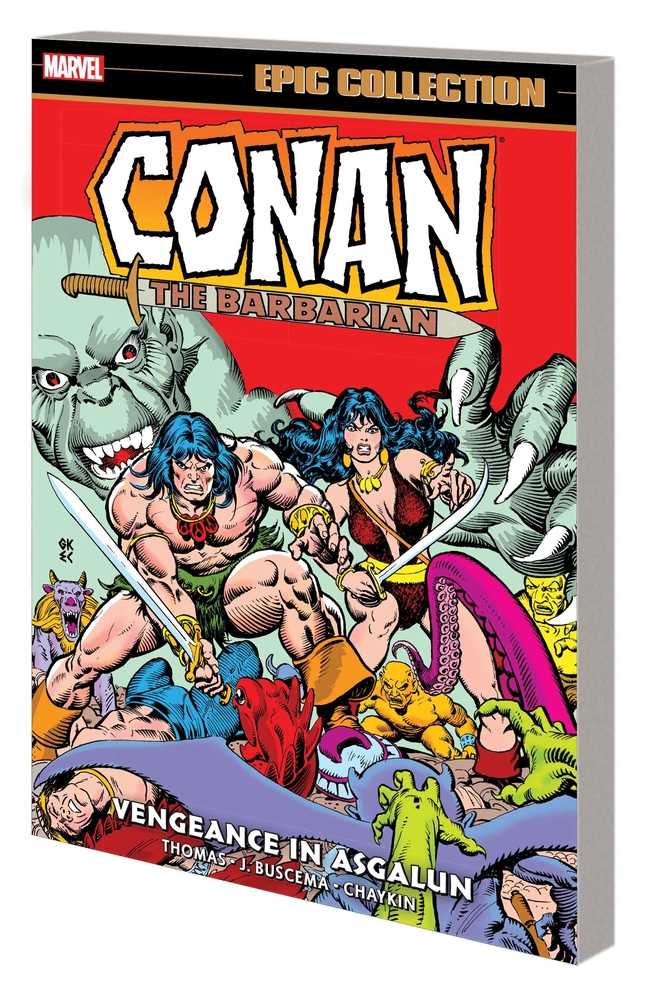 Conan el Bárbaro Épica Coleccionista Og Marvel Years TPB Venganza Asgalun