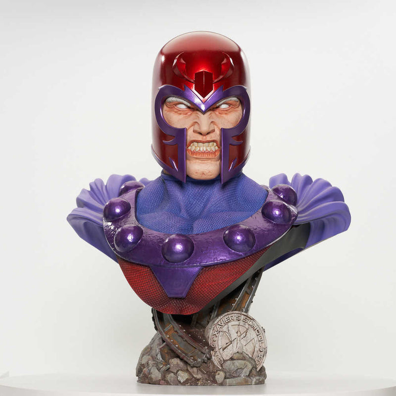 Busto de Magneto a escala 1/2 de Marvel Legends In 3D Comic