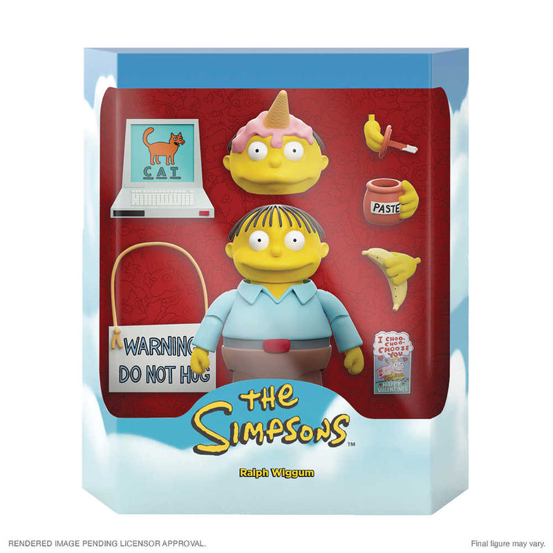 Simpsons Ultimates W3 Ralph Wiggum Action Figure