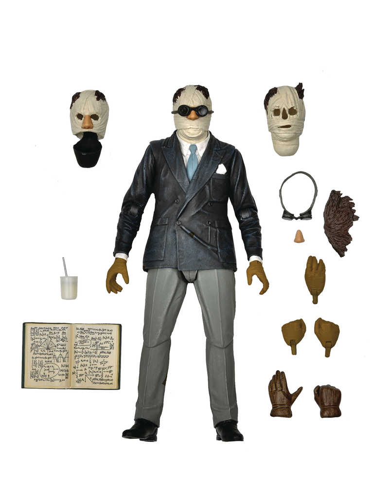 Universal Monsters Invisible Man Ult 7in Action Figure