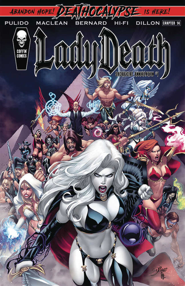 Lady Death Sacrificial Annihilation #1 (de 2) Edición de estreno (M