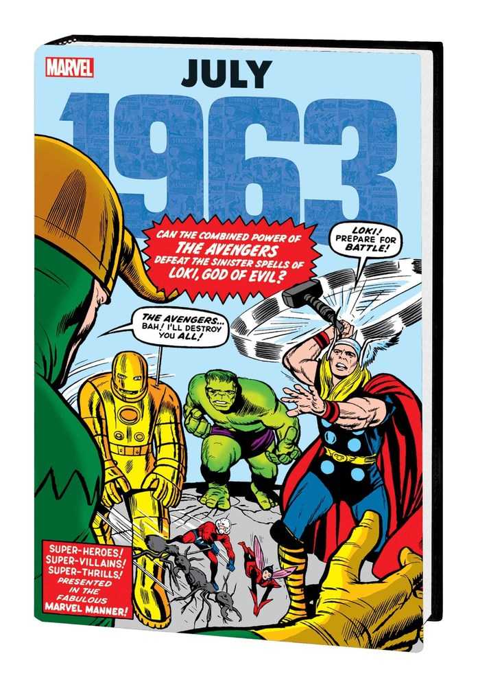 Marvel July 1963 Omnibus Hardcover Kirby Avengers Cover Direct Market Only