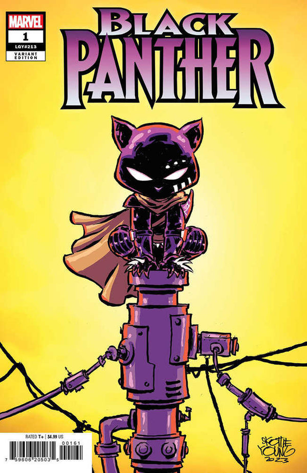 Pantera negra 1 Skottie Young Variant