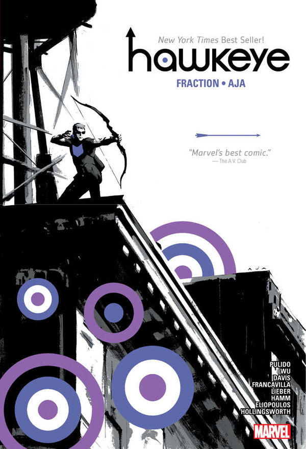 Hawkeye de Fraction y Aja Omnibus Tapa dura Nueva impresión