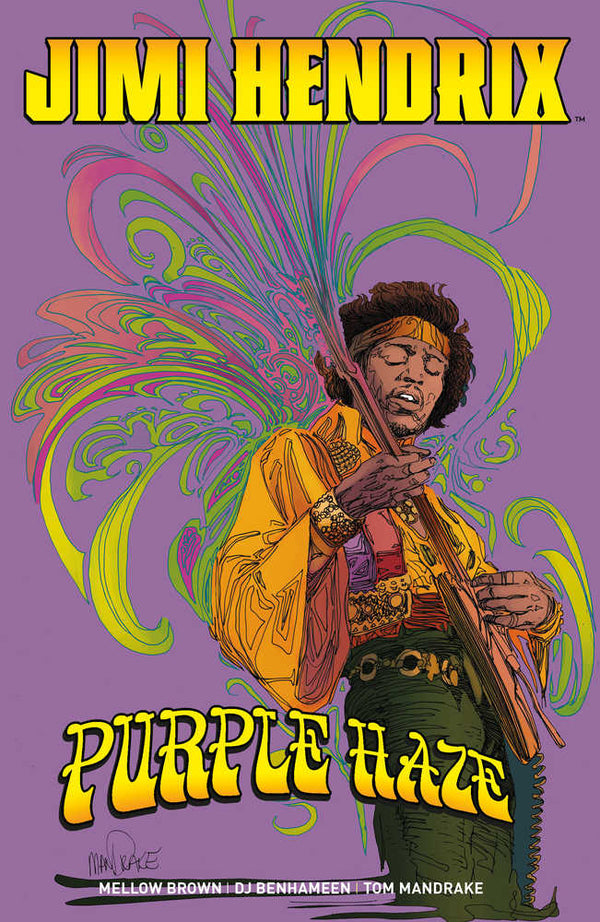 Edición de mercado directo de Jimi Hendrix Purple Haze, tapa dura (para adultos)