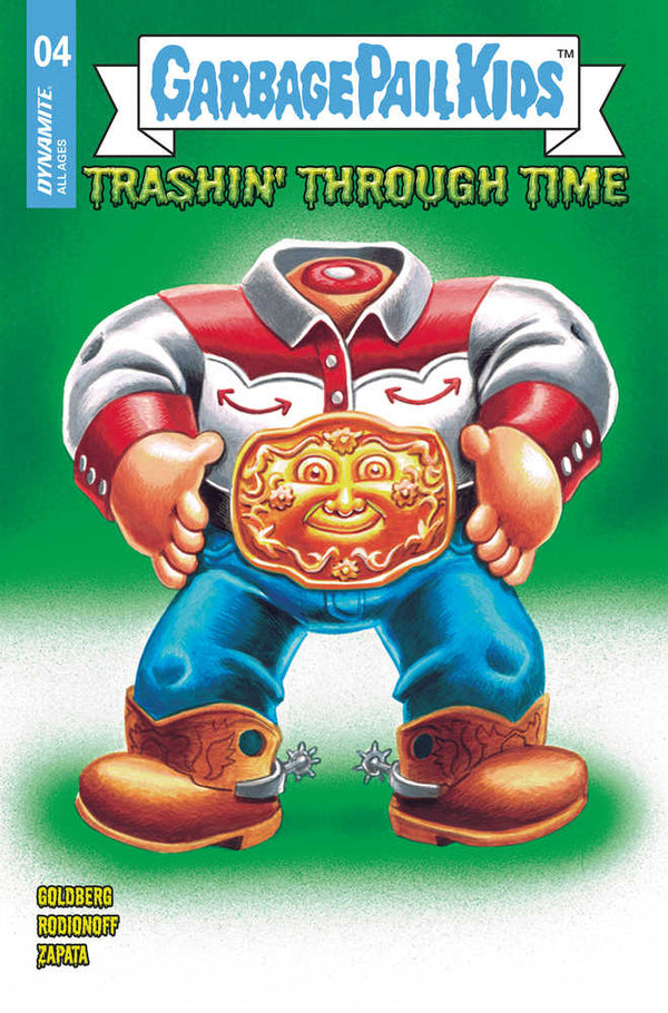 Garbage Pail Kids Through Time #4 Portada D Tarjeta coleccionable clásica