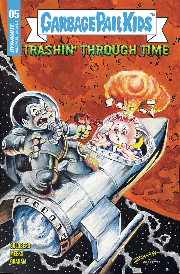 Garbage Pail Kids Through Time #5 Portada B Zapata