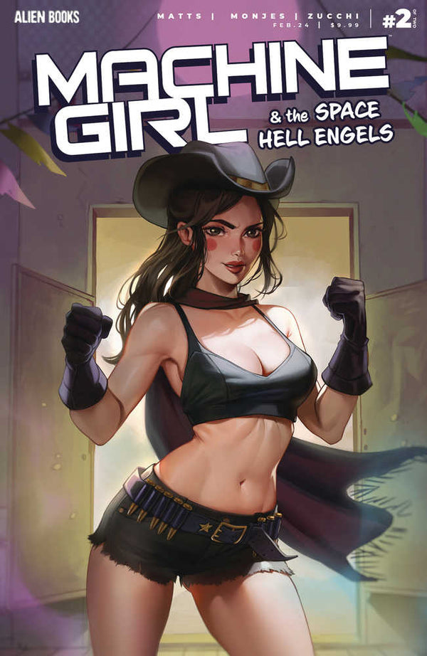 Machine Girl &amp; Space Hell Engels #2 Couverture B Solo