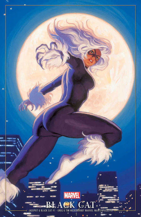 Jackpot &amp; Black Cat #1 Greg et Tim Hildebrandt Black Cat Marvel Masterpieces III Variante