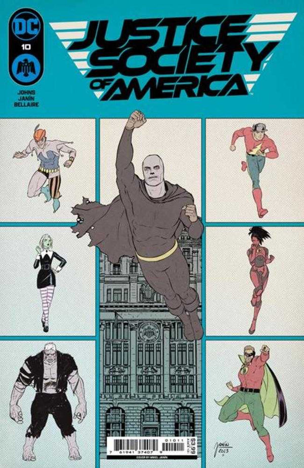 Sociedad de la Justicia de América n.° 10 (de 12) Portada A Mikel Janin