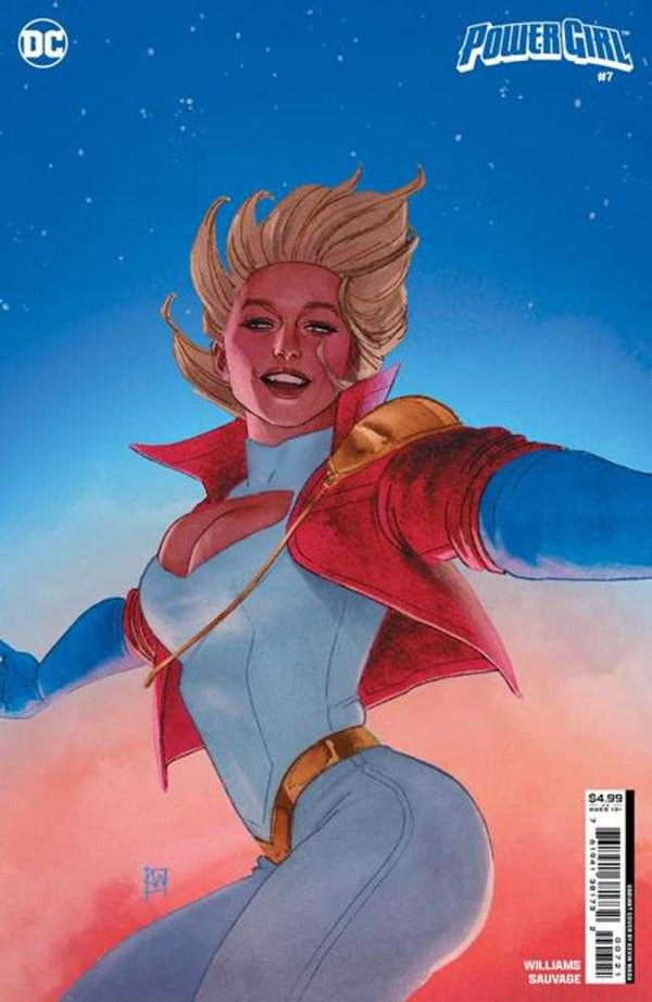 Power Girl #7 Portada B Kevin Wada Variante de cartulina