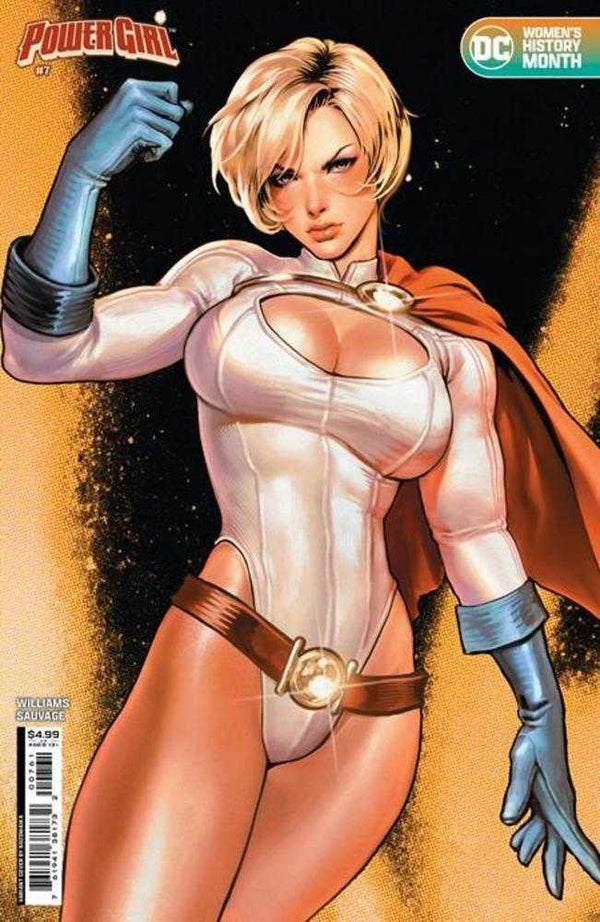 Power Girl #7 Portada D Sozomaika Variante de cartulina del Mes de la Historia de las Mujeres