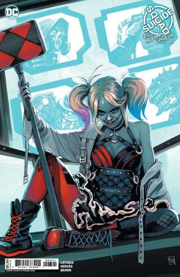 Escuadrón suicida: Asesinan a Arkham Asylum n.° 3 (de 5) Portada C Stephanie Hans Variante de cartulina (para adultos)