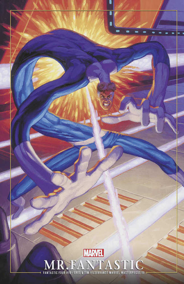 Los Cuatro Fantásticos n.° 19 Greg y Tim Hildebrandt Mister Fantastic Marvel Masterpieces III Variante