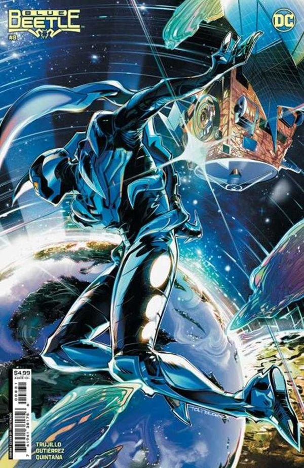 Variante de cartulina Tokitokoro de Blue Beetle n.° 8, cubierta B