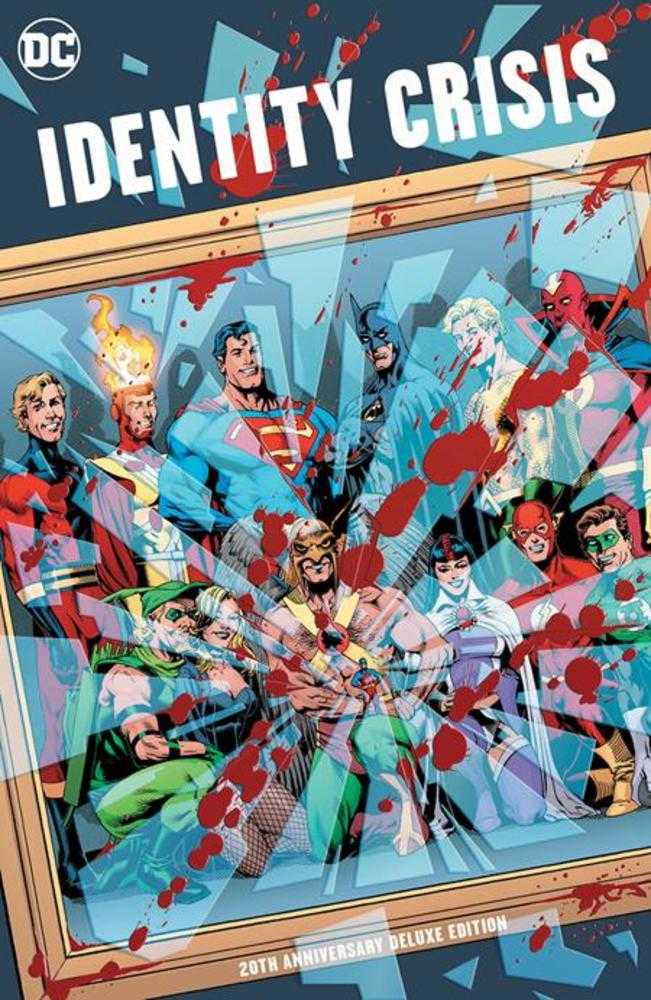 Edición Deluxe del 20.º aniversario de Identity Crisis Tapa dura Exclusiva del mercado directo Portada variante de Rags Morales