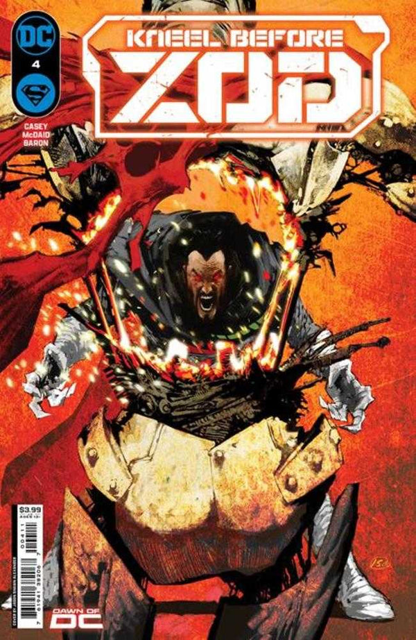 Arrodíllate ante Zod #4 (de 12) Portada A Jason Shawn Alexander