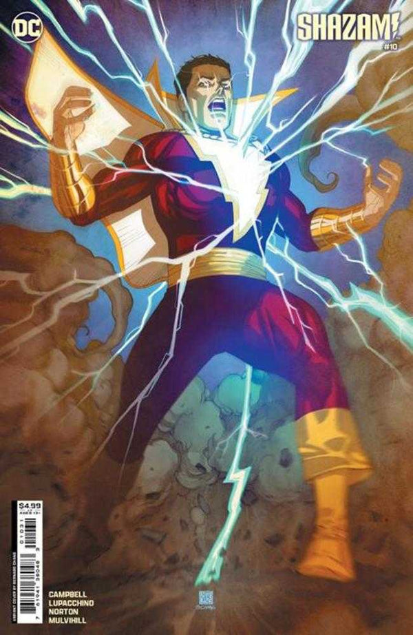 Shazam n.° 10, portada B, Bernard Chang, variante de cartulina