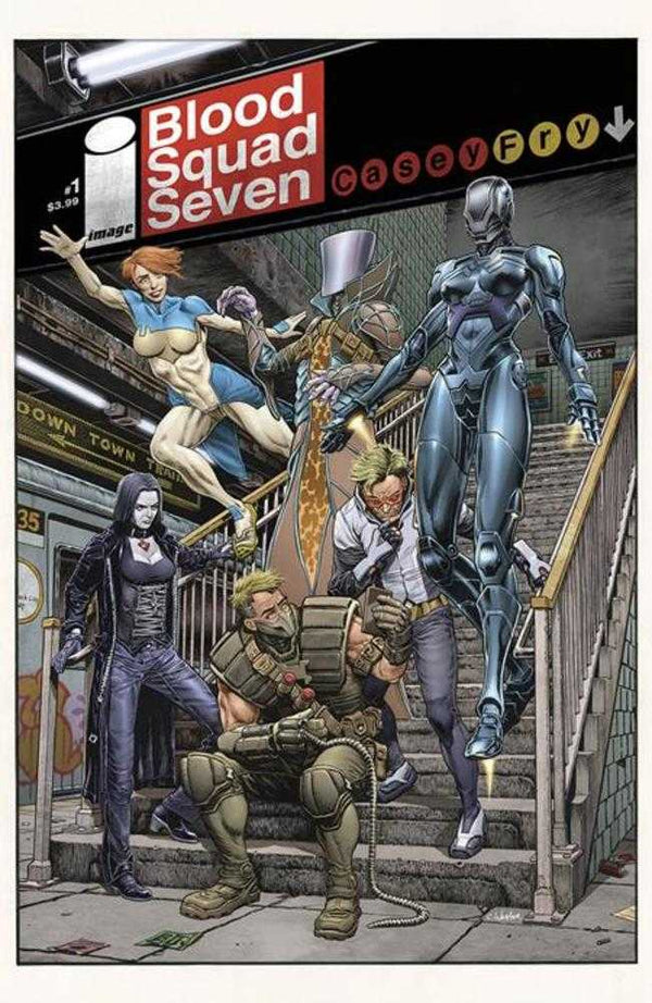 Blood Squad Seven #1 Portada B Chris Weston Variante