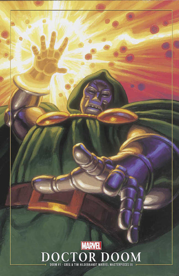 Doom #1 Greg y Tim Hildebrandt Doctor Doom Variante de Marvel Masterpieces III