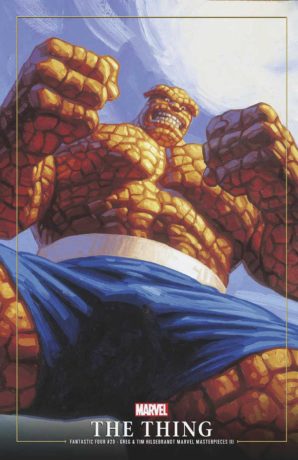 Fantastic Four #20 Greg And Tim Hildebrandt The Thing Marvel Masterpieces III Va Riant