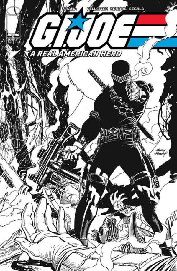 GI Joe Un verdadero héroe americano n.° 306 Portada B Variante de Andy Kubert