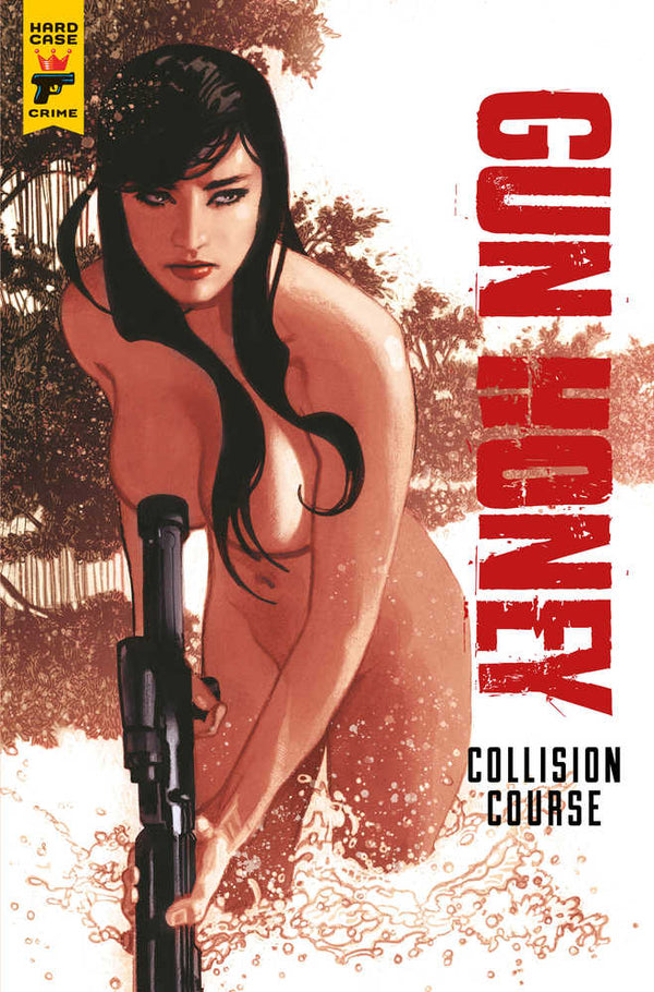 Curso de colisión de Gun Honey n.° 1, portada B de Hughes (para adultos)